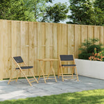 Folding Garden Table cm Bamboo