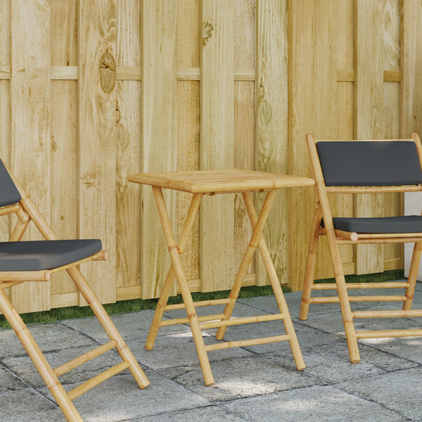  Folding Garden Table cm Bamboo