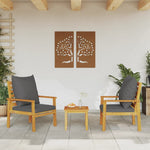 Decorative Garden Sofa Chair 2pcs with Indoor Outdoor Use Evening