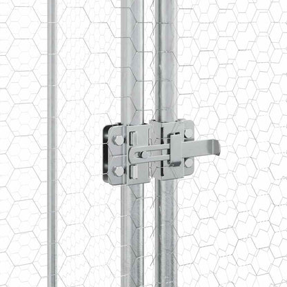 Walk-In Chicken Cage Galvanised Steel 200x100x190cm | HomeAndLiving