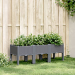 Garden Planter with Legs Grey