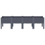 Garden Planter with Legs Grey