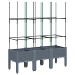 Garden Planter with Trellis