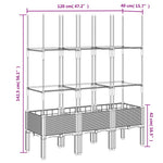 Garden Planter with Trellis