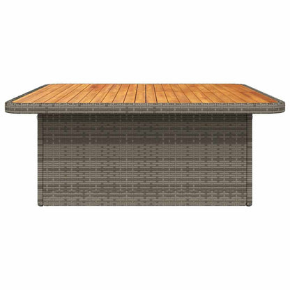 Space Saving Garden Table Grey 110x110x71 cm Patio Setup Home Comfort 