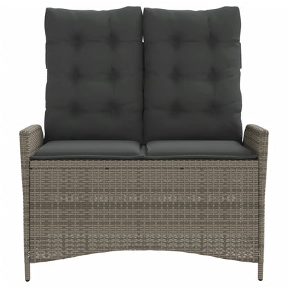 Space Saving Reclining Garden Bench with Cushions Relaxing Seating Summer 