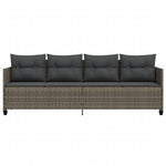 Functional Sun Lounger with Cushions Grey Daily Living Essential Outdoor Living