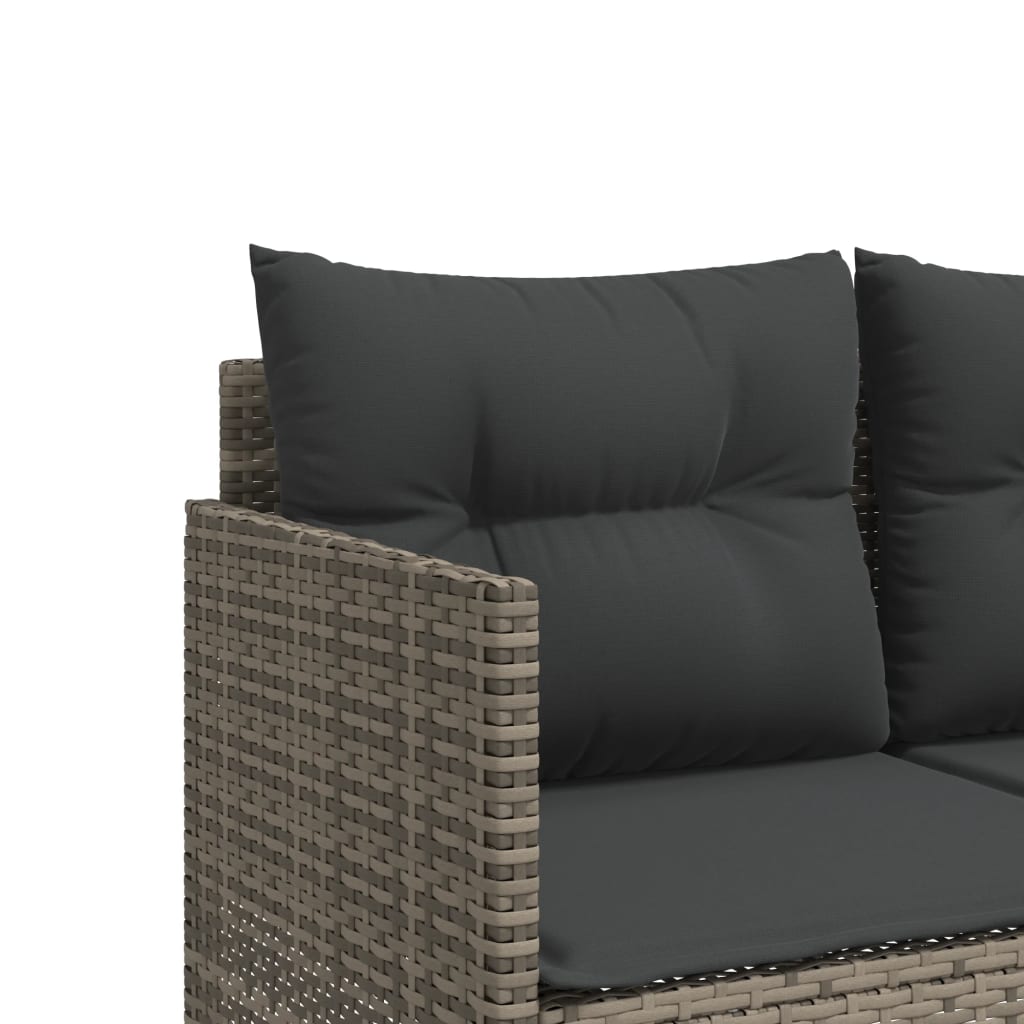 Functional Sun Lounger with Cushions Grey Daily Living Essential Outdoor Living 