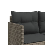Functional Sun Lounger with Cushions Grey Daily Living Essential Outdoor Living