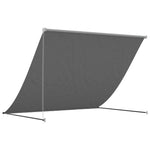 Retractable Awning Anthracite - Fabric and Steel