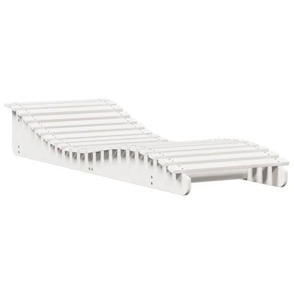 Stylish Sun Lounger White 205x70x31 5 Patio Setup Urban Style 