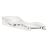 Stylish Sun Lounger White 205x70x31 5 Patio Setup Urban Style