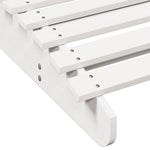 Stylish Sun Lounger White 205x70x31 5 Patio Setup Urban Style
