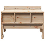 Modern Picnic Table for Kids 88x122x58 Lounge Area Urban Style
