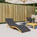 Melange Anthracite Sun Lounger Cushion