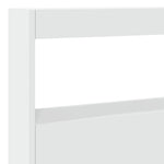 LED Headboard Cabinet 140cm White Storage | HomeAndLiving