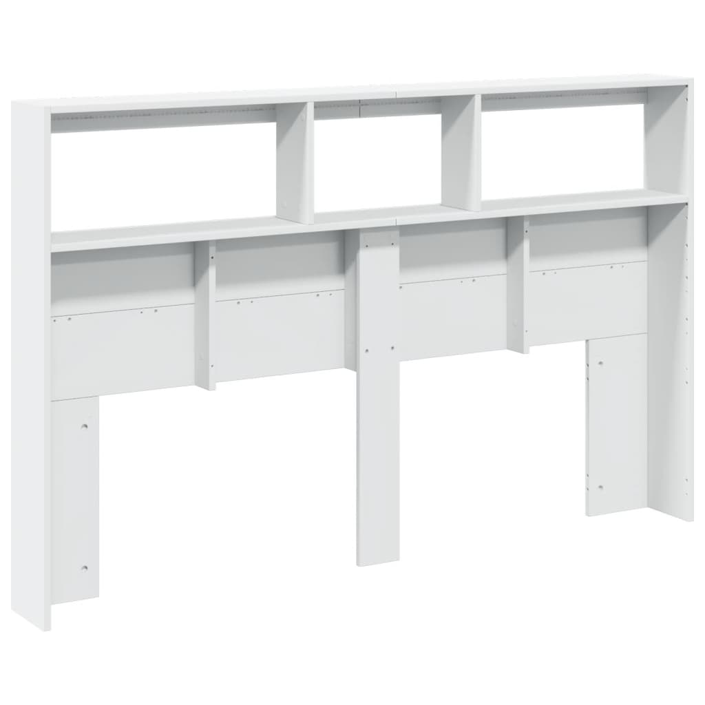 LED Headboard Cabinet 160cm White RGB | HomeAndLiving
