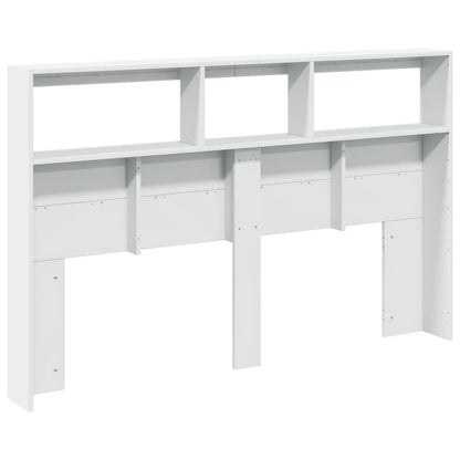 LED Headboard Cabinet 160cm White RGB | HomeAndLiving