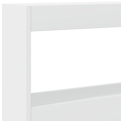 LED Headboard Cabinet 160cm White RGB | HomeAndLiving