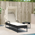 Comfortable Sun Lounger with Canopy and Daily Living Essential Outdoor Living