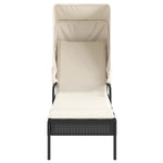 Comfortable Sun Lounger with Canopy and Daily Living Essential Outdoor Living