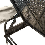Comfortable Sun Lounger with Canopy and Daily Living Essential Outdoor Living