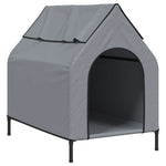 Dog House Anthracite Oxford Fabric and Steel
