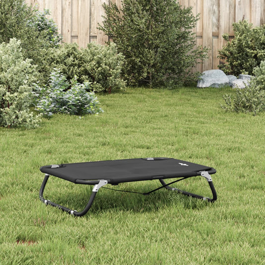 Dog Bed Foldable Anthracite - Oxford Fabric and Steel