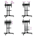 Rolling TV Stand 32-70 Inch VESA 600x400 | HomeAndLiving