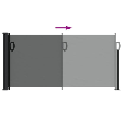 Retractable Side Awning 100x300cm Anthracite | HomeAndLiving