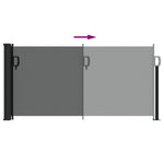 Retractable Side Awning 100x300cm Anthracite | HomeAndLiving