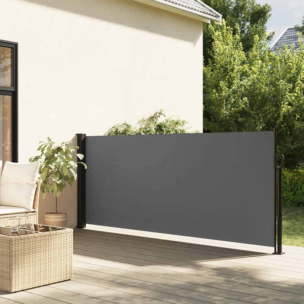 Retractable Side Awning 100x300cm Anthracite | HomeAndLiving