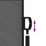 Retractable Side Awning 100x500cm Anthracite | HomeAndLiving