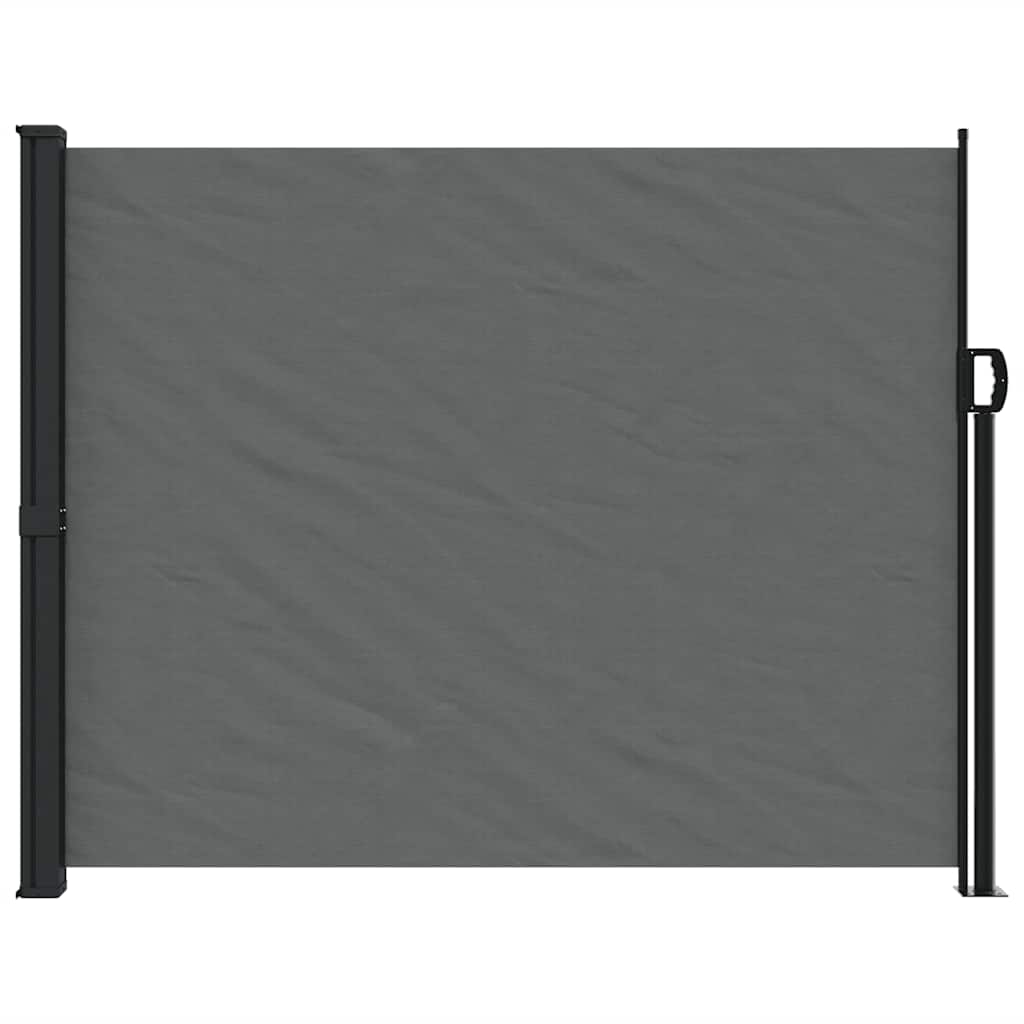 Retractable Side Awning 160x500cm Anthracite | HomeAndLiving