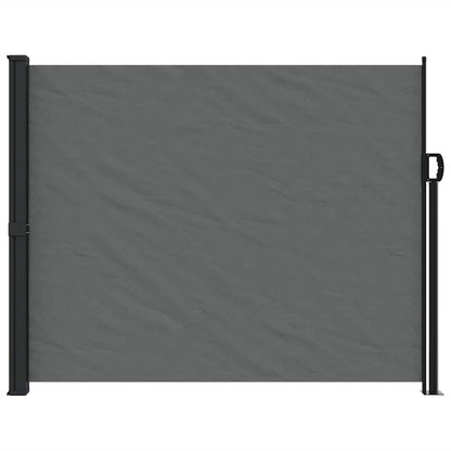 Retractable Side Awning 160x500cm Anthracite | HomeAndLiving