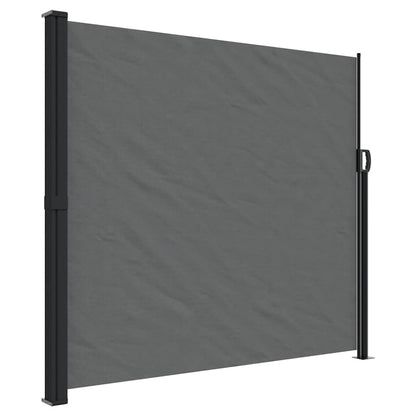 Retractable Side Awning 180x500cm Anthracite | HomeAndLiving