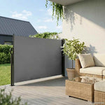 Retractable Side Awning 180x500cm Anthracite | HomeAndLiving