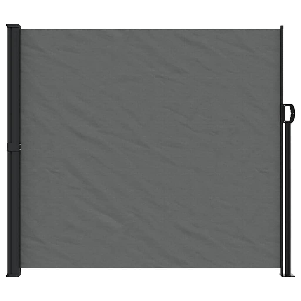 Retractable Side Awning 180x500cm Anthracite | HomeAndLiving