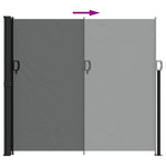Retractable Side Awning 180x500cm Anthracite | HomeAndLiving