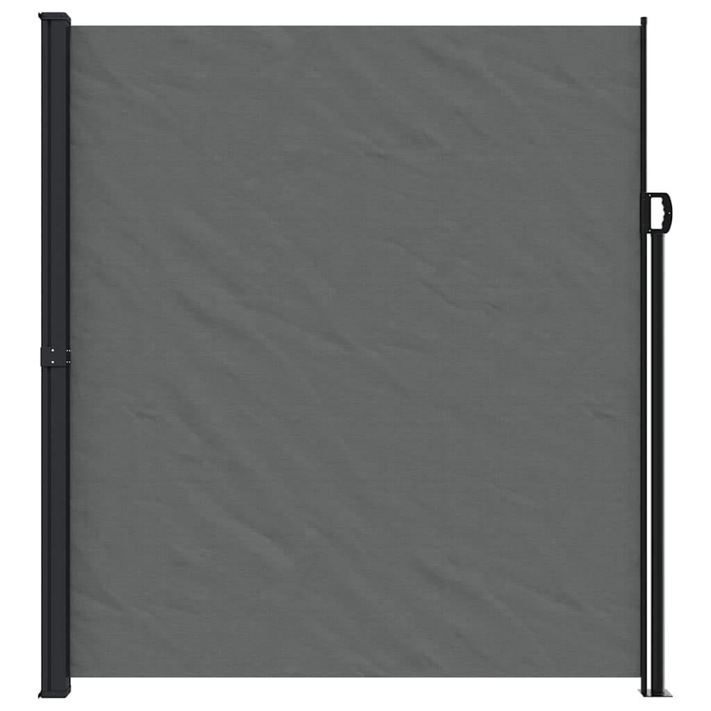 Retractable Side Awning 220x500cm Anthracite | HomeAndLiving