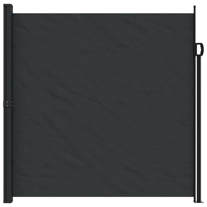 Retractable Side Awning 200x600cm Black | HomeAndLiving