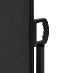Retractable Side Awning 220x600cm Black | HomeAndLiving