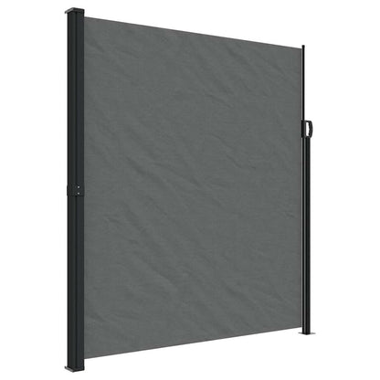 Retractable Side Awning 220x600cm Anthracite | HomeAndLiving