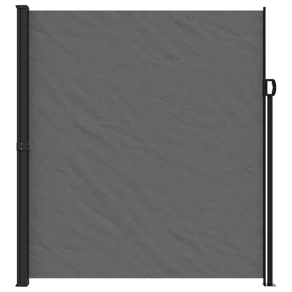 Retractable Side Awning 220x600cm Anthracite | HomeAndLiving