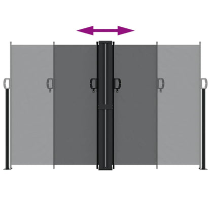 Retractable Side Awning - Black