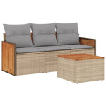 Functional 4 Piece Garden Sofa Set Home Decor Accent Summer