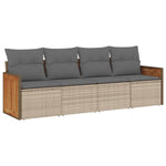 Refined 4 Piece Garden Sofa Set Living Space Upgrade Summer