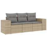 Decorative 3 Piece Garden Sofa Set Lounge Area Garden Leisure