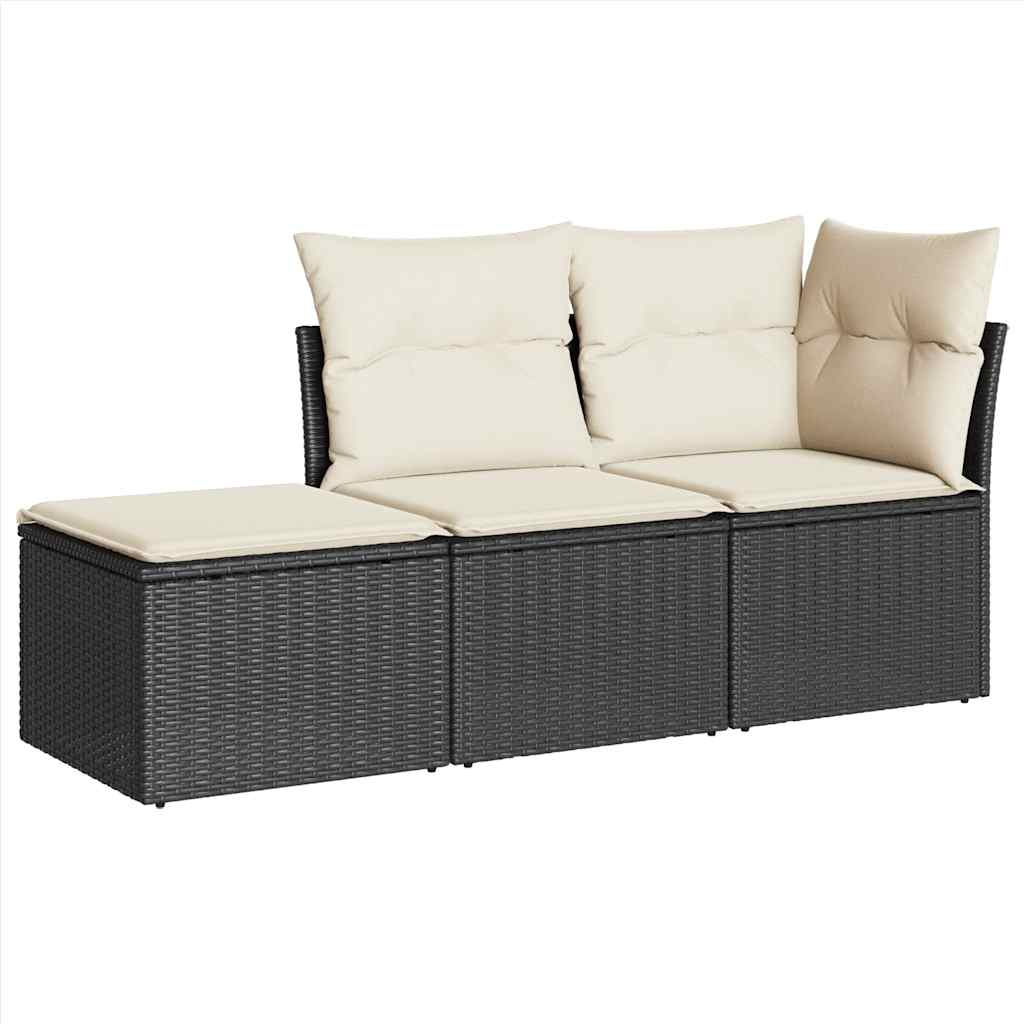 Modern 3 Piece Garden Sofa Set Home Decor Accent Urban Style 