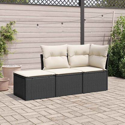 Modern 3 Piece Garden Sofa Set Home Decor Accent Urban Style 